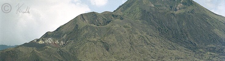 Vulkan Batur mit seinen drei Kratern