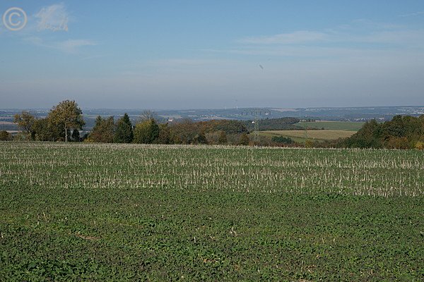 Blick vom Adelsberg Richtung Lichtenwalde - Frankenberg
