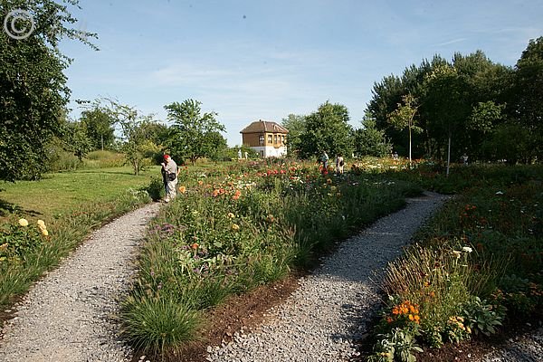 südlicher Teil der Landesgartenschau mit altem Stellwerk