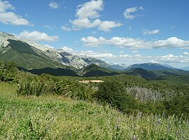Berglandschaft an der Ruta 40