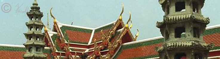 Taubenschläge im Wat Pho