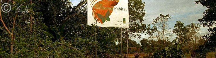 Eingang zum "Rainforest Habitat"