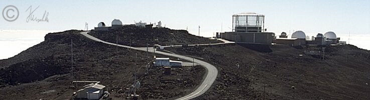 Observatorium auf dem Gipfel des Haleakala