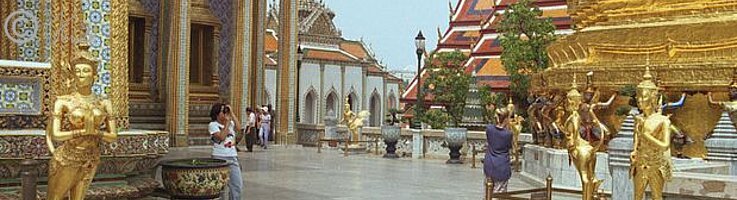 Blickbeziehung im Wat Phra Kaeo