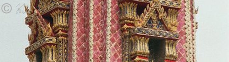 Details eines Prangs im Wat Phra Kaeo