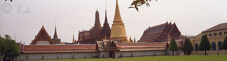 Blick auf Wat Phra Kaeo